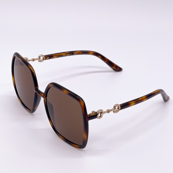 NEW GUCCI GG0890S 002 SUNGLASSES GUCCI GG0890 BROW - Picture 7 of 13